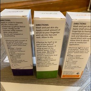 Go pure trio glow set new never used